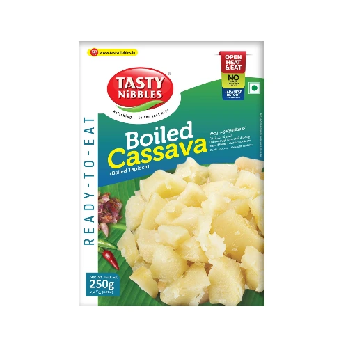 Boiled Cassava 250gm by Tasty Nibbles