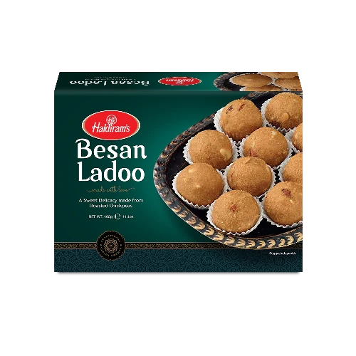 Sweet Besan Ladoo  400gm By Haldirams