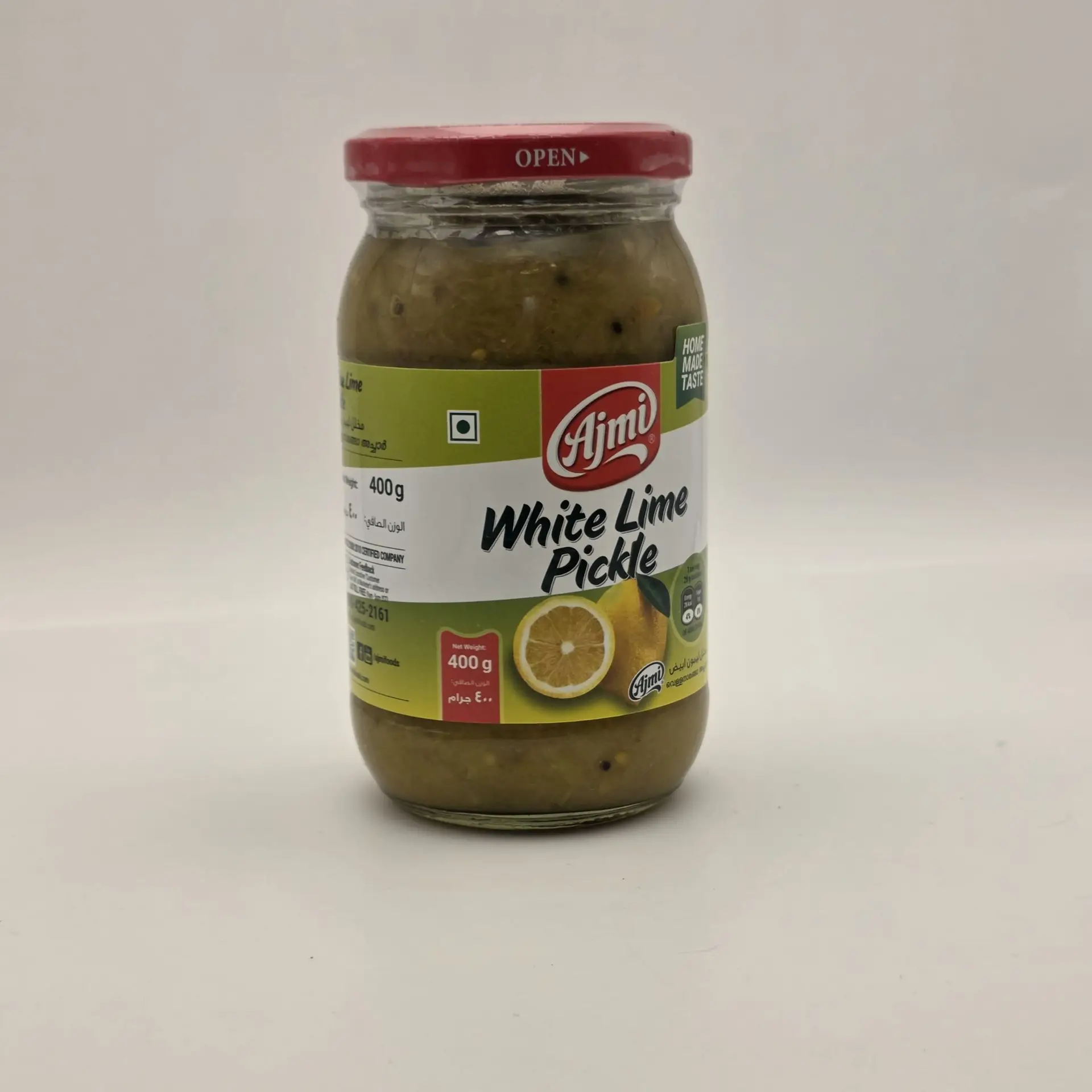 White Lime Pickle 400 gm By Ajmi