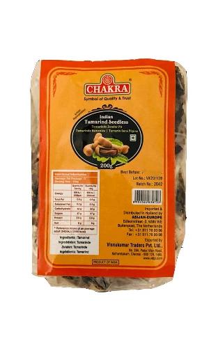 Tamarind Seedless  200 Gm By Chakra