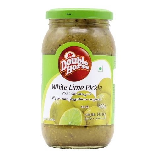 White Lime Pickle 400gm By Double horse