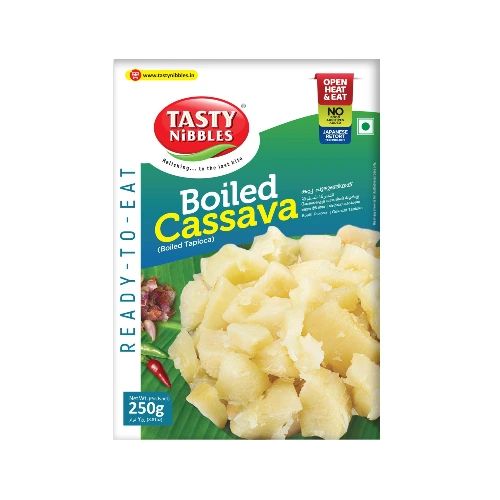 Boiled Cassava 250gm by Tasty Nibbles