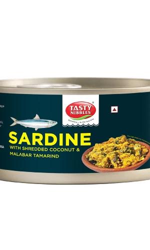 Sardine With Shredded Coconut  185 Gm By TASTY NIBBLES