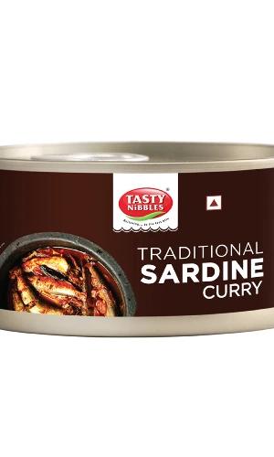 Traditional Sardine Curry  185 Gm By TASTY NIBBLES