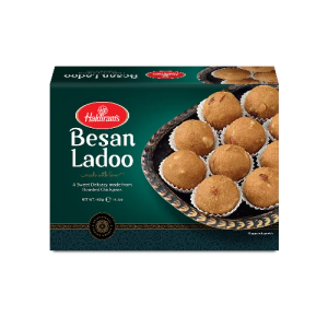 Sweet Besan Ladoo 400gm By Haldirams