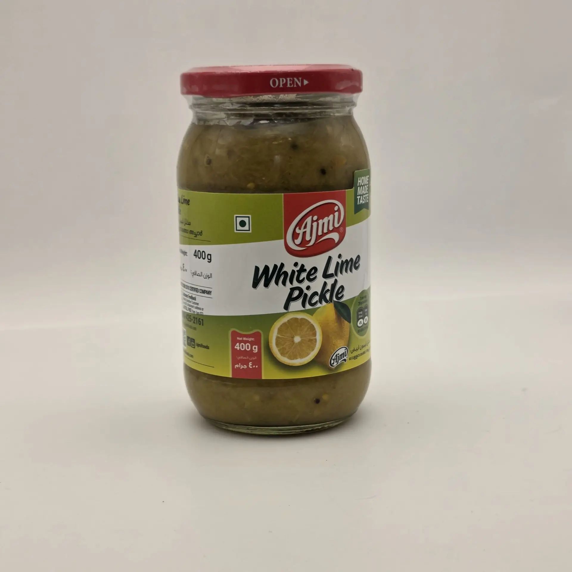 White Lime Pickle 400 gm By Ajmi