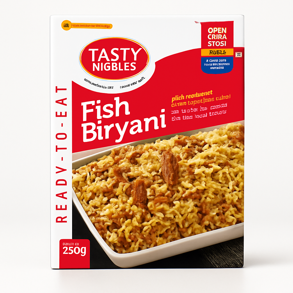 Fish Biriyani 250gm by Tasty Nibbles
