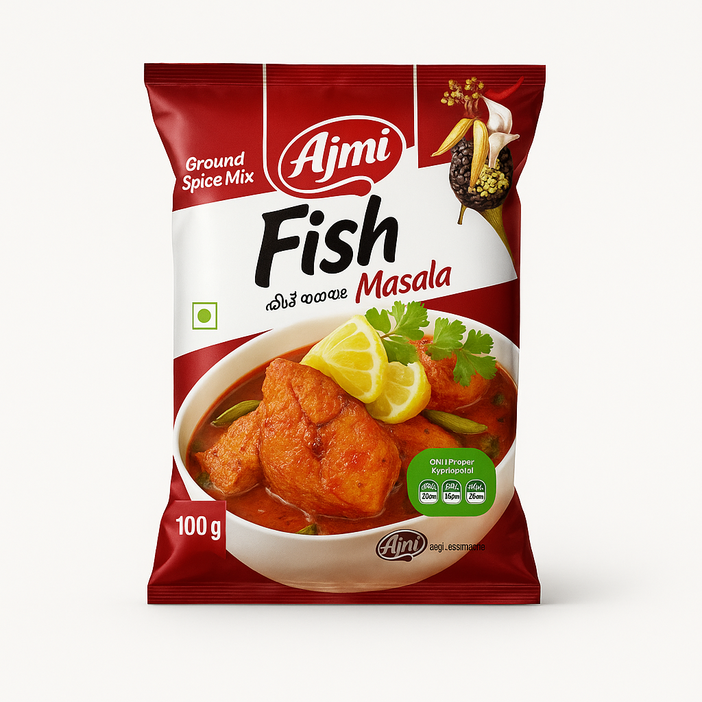 Fish Masala 200gm by Ajmi
